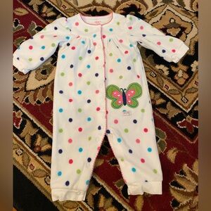 NWOT 6m Polka Dot Butterfly Kids One Piece
